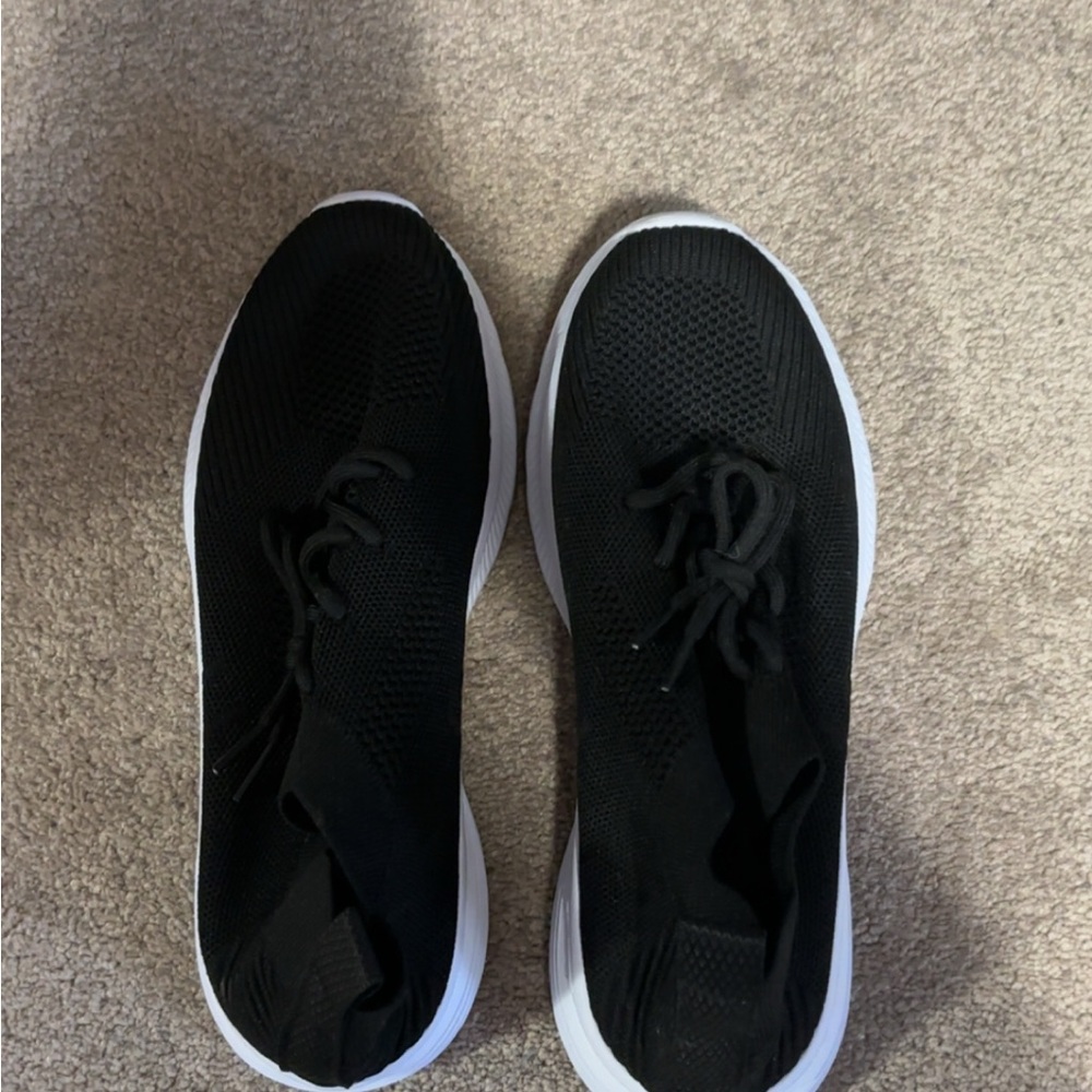 SHEIN Black and White Women's Sneakers